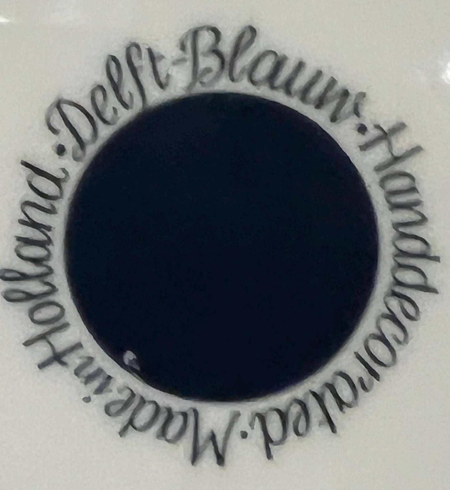 Vintage Delft Blue and White Collectible Wall Plate, Made in Holland, Dutch Wall Plate Sheep Shearing
