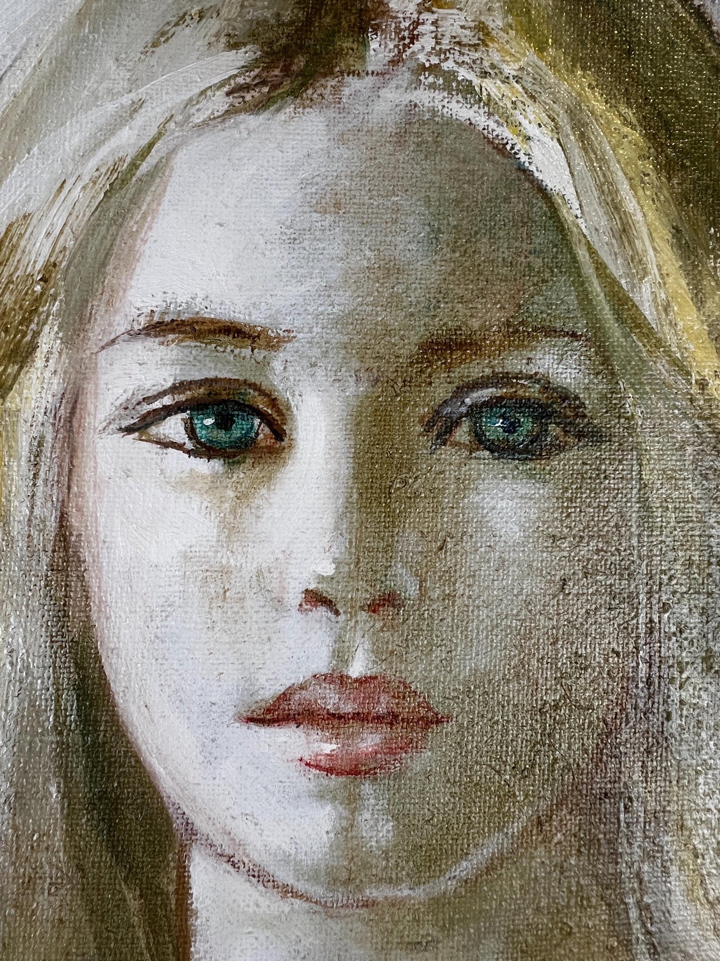 Original Painting Nathan Wasserberger, Untitled, Nude Woman