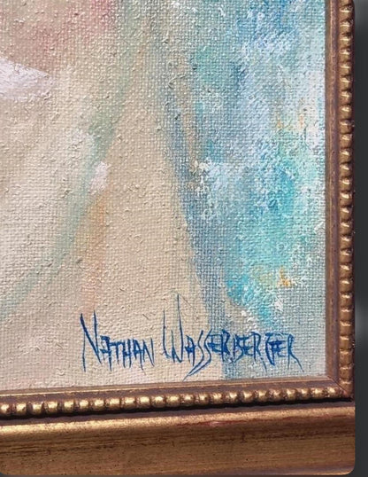 Original Painting Nathan Wasserberger, Untitled, Nude Woman