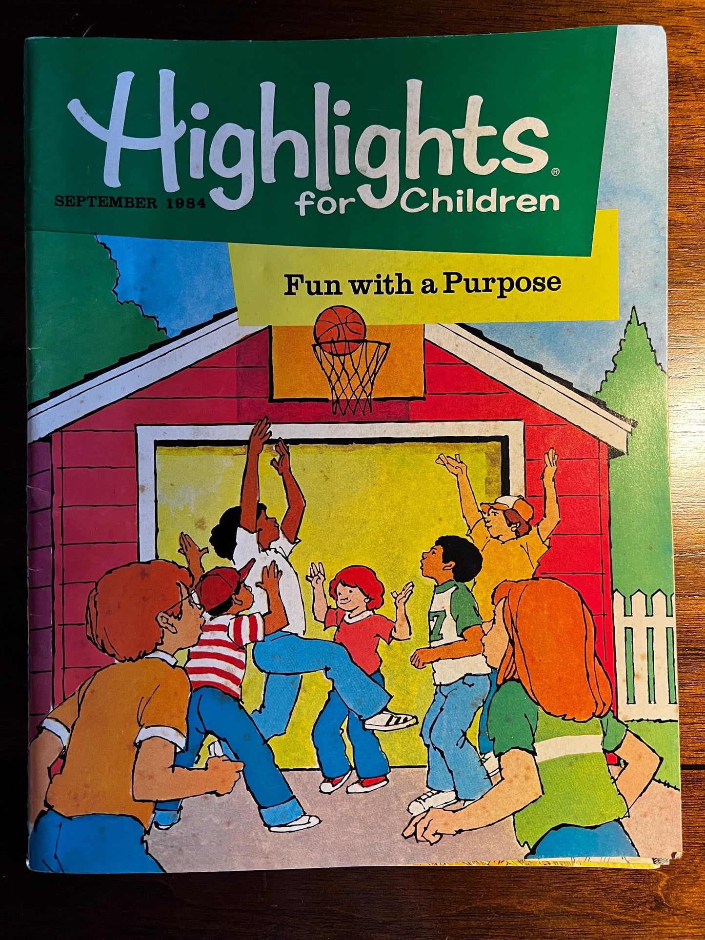 Vintage 1984 Highlights for Children Magazine Lot | 7 Issues | January February March April May Sept November