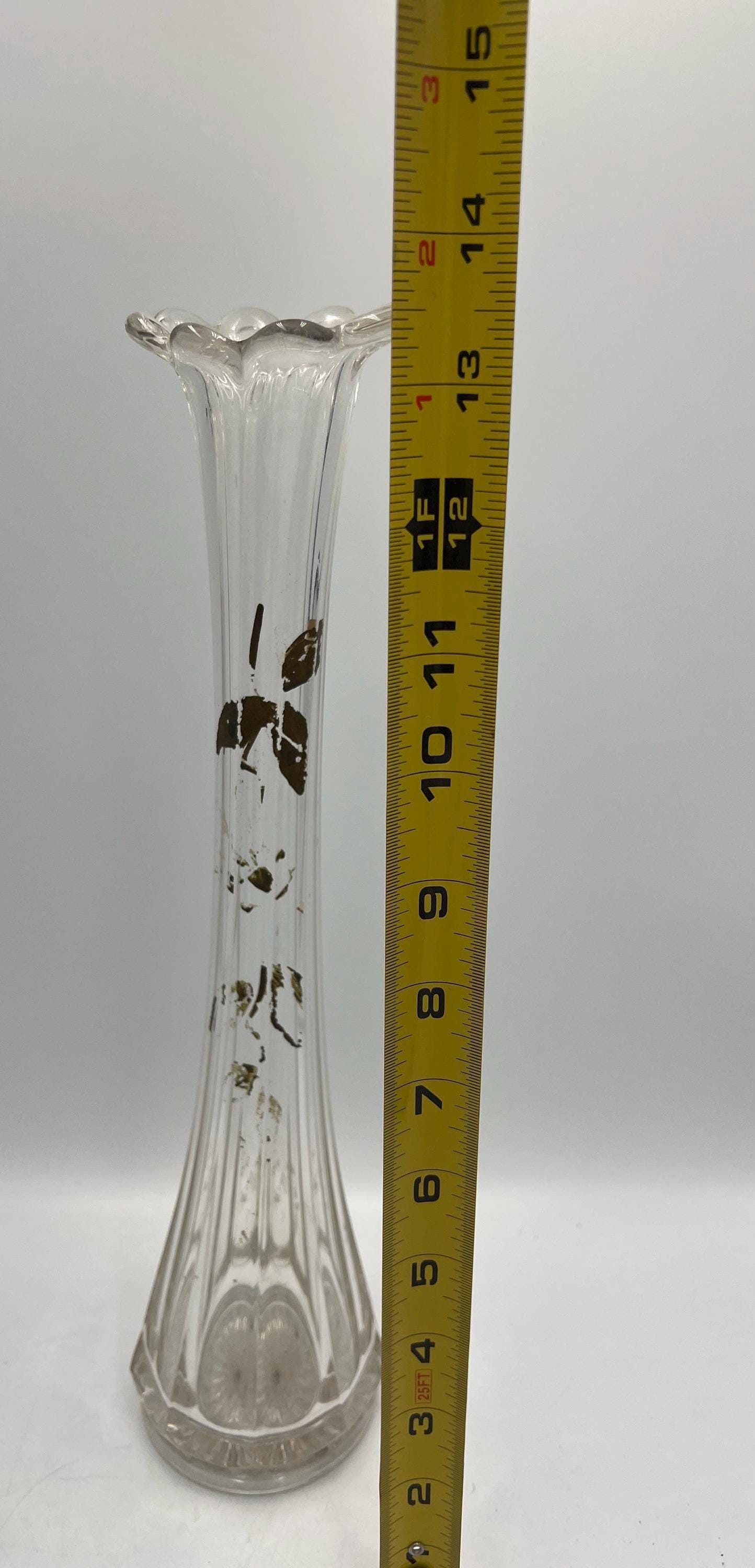 US Glass Co Swung Vase Vintage - Rare - Continental Style
