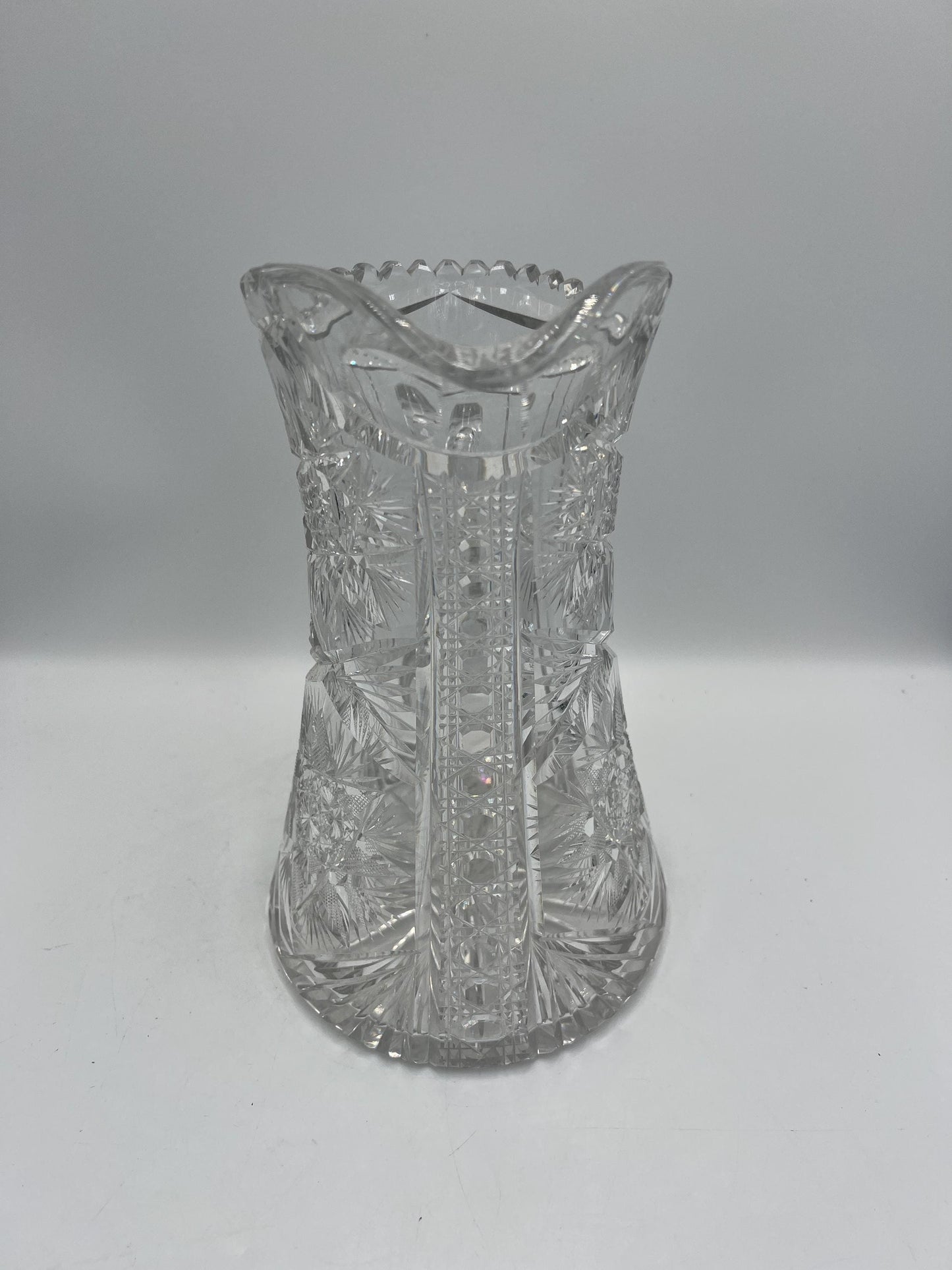 Antique American Brilliant Period (ABP) Cut Glass Pitcher