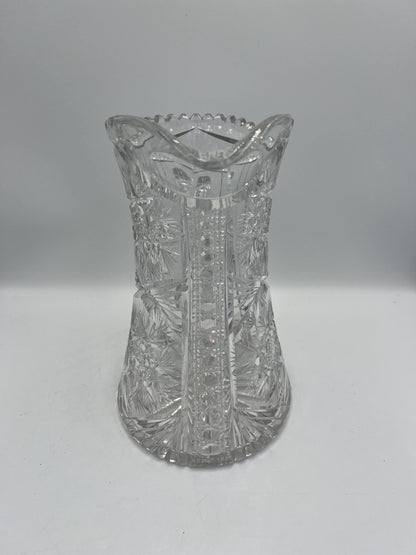 Antique American Brilliant Period (ABP) Cut Glass Pitcher