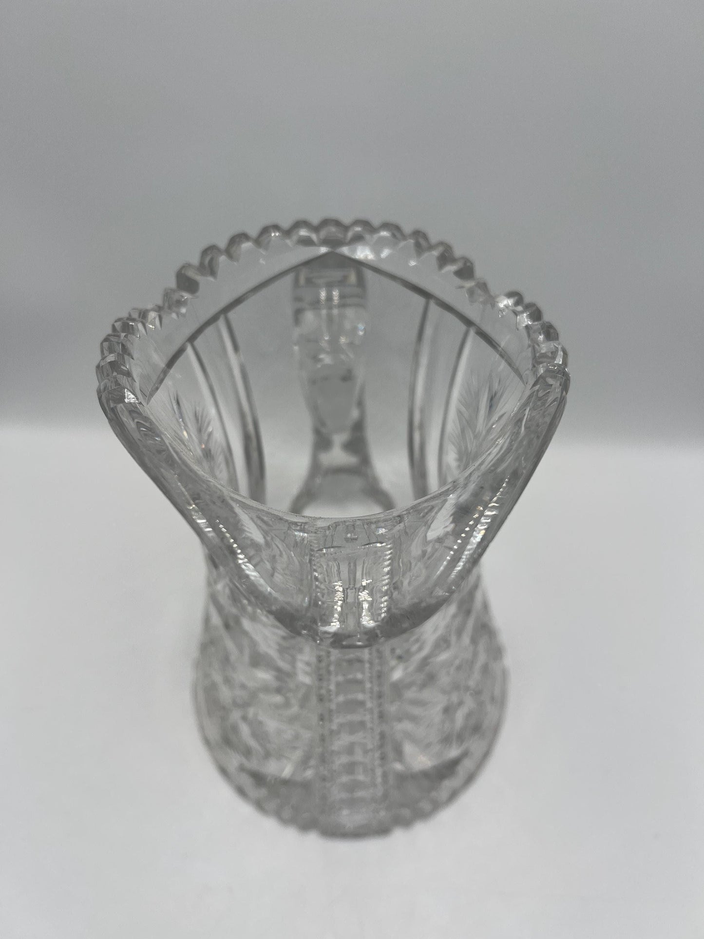 Antique American Brilliant Period (ABP) Cut Glass Pitcher