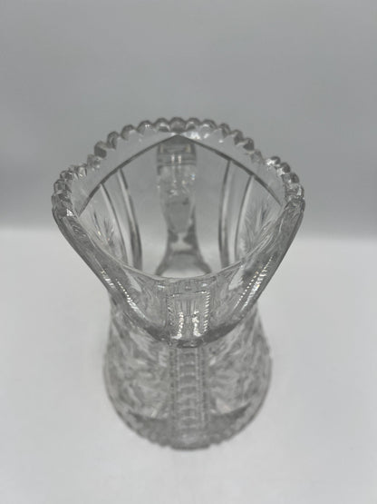Antique American Brilliant Period (ABP) Cut Glass Pitcher