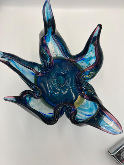 Jelly Fish Glass Sculpture One of a Kind Original by Catherine Rahn