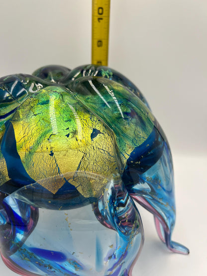 Jelly Fish Glass Sculpture One of a Kind Original by Catherine Rahn