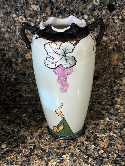 Vintage Nippon Hand Painted Vase
