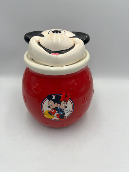 Mickey Mouse Cookie Jar Without Original Lid