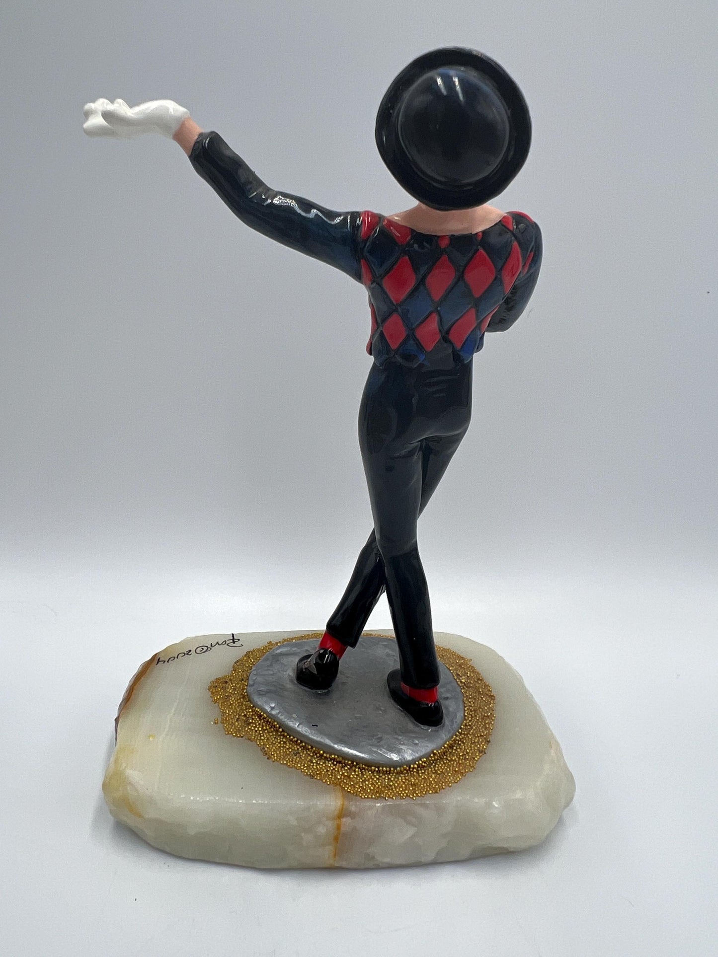 Ron Lee Clown Statue - Signed, Numbered, Onyx Base