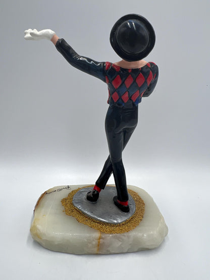 Ron Lee Clown Statue - Signed, Numbered, Onyx Base