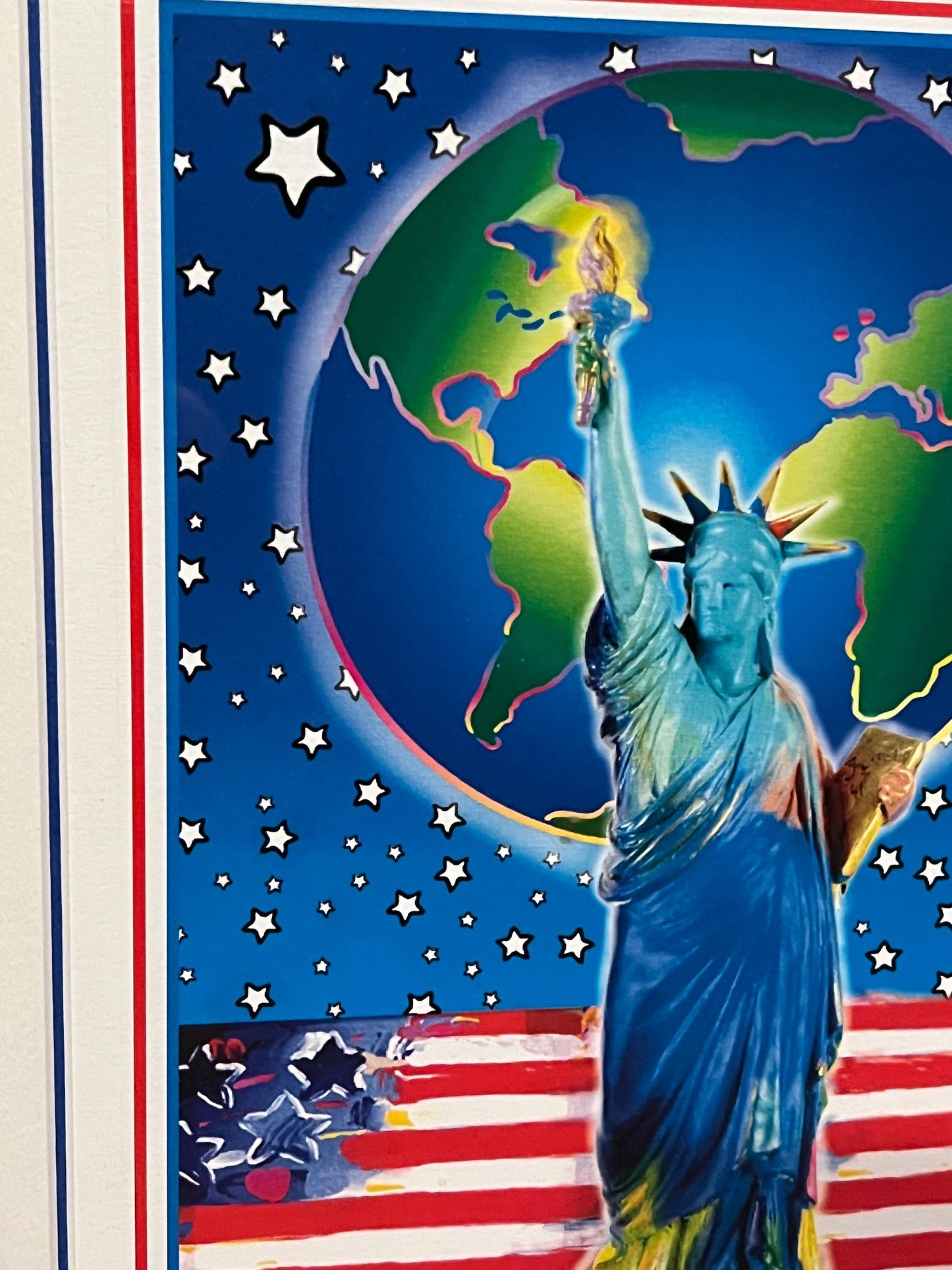 Peter Max, Peace on Earth, Limited Edition Serigraph