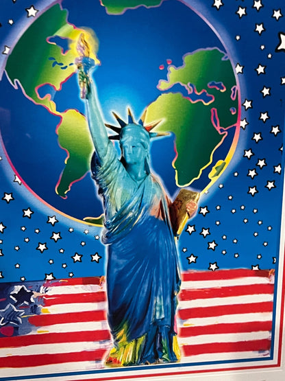 Peter Max, Peace on Earth, Limited Edition Serigraph
