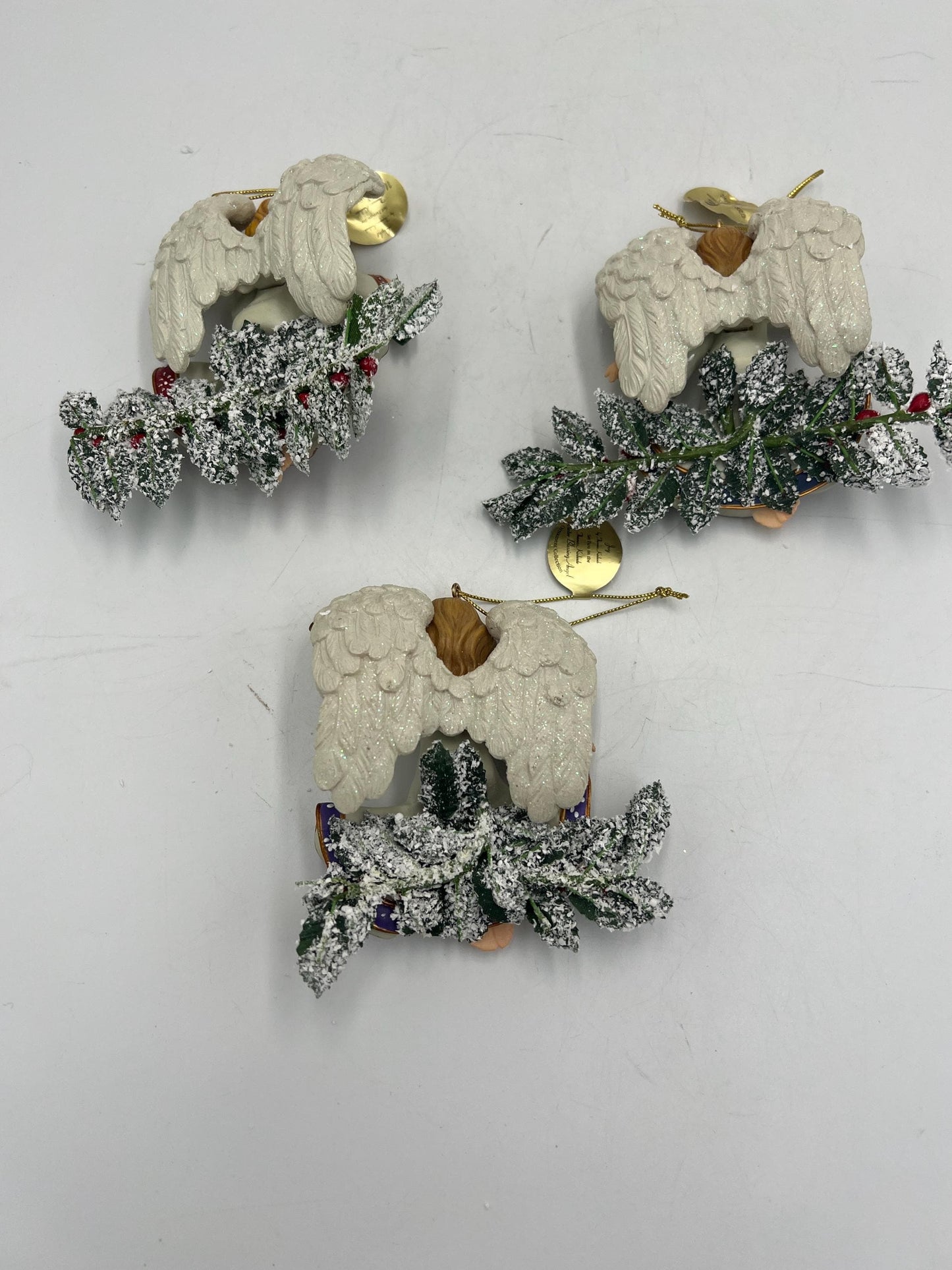 Winter Bleasing Angels Thomas Kinkade Set of 3