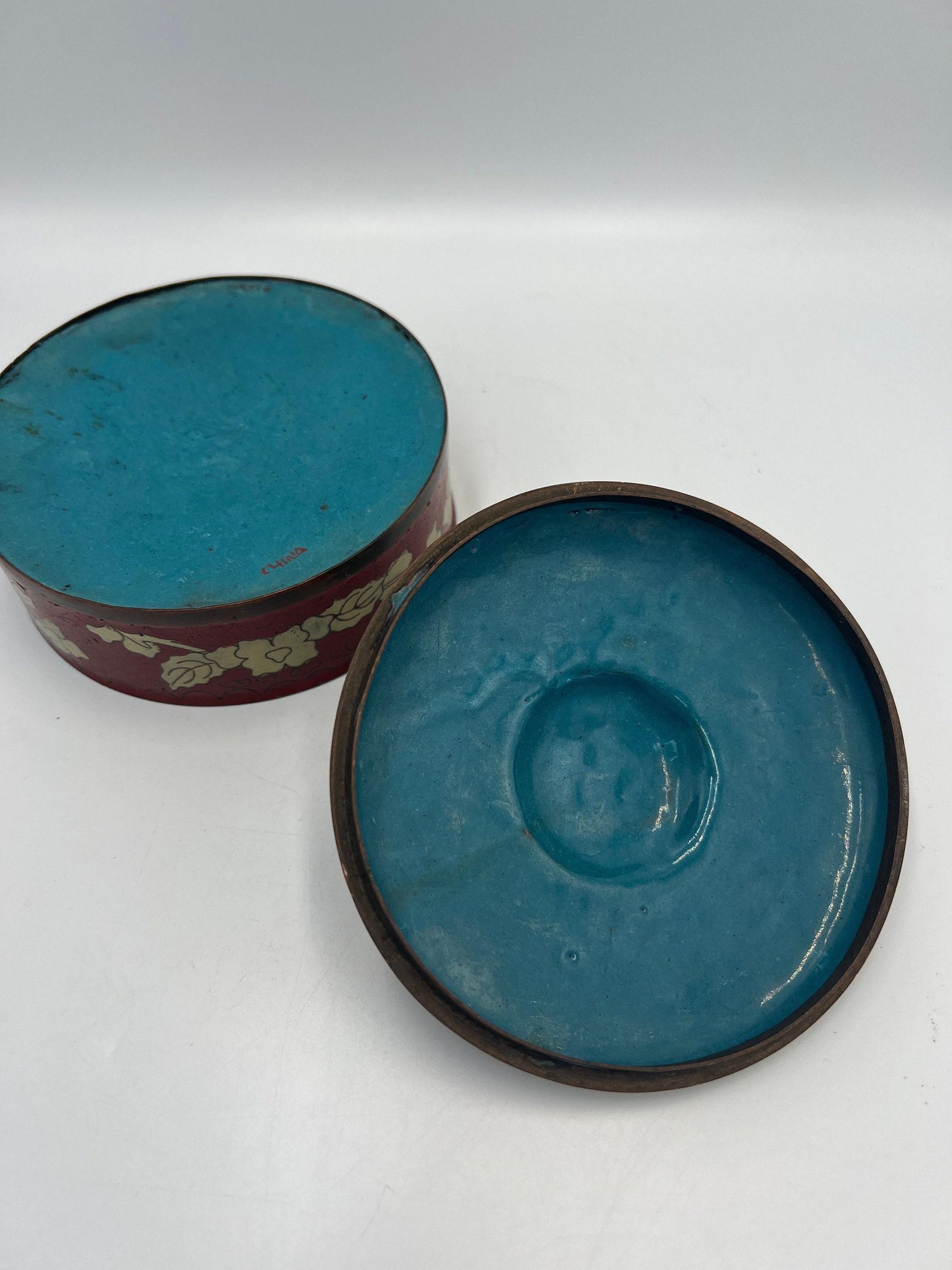 Foo Dog Jewelry Box - Small Ceramic Trinket Holder