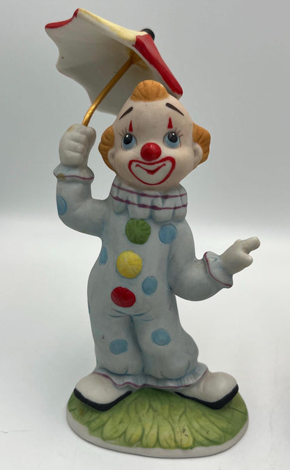 Vintage Clown Figurine Collection – Lefton, Enesco, Annette Little (1977) and More | Porcelain & Ceramic Circus Clowns | Sold Individually