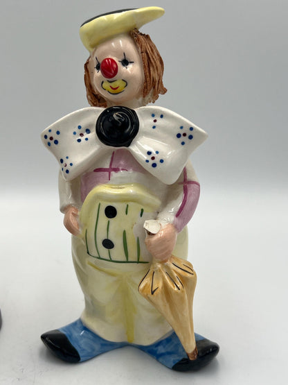 Vintage Clown Figurine Collection – Lefton, Enesco, Annette Little (1977) and More | Porcelain & Ceramic Circus Clowns | Sold Individually