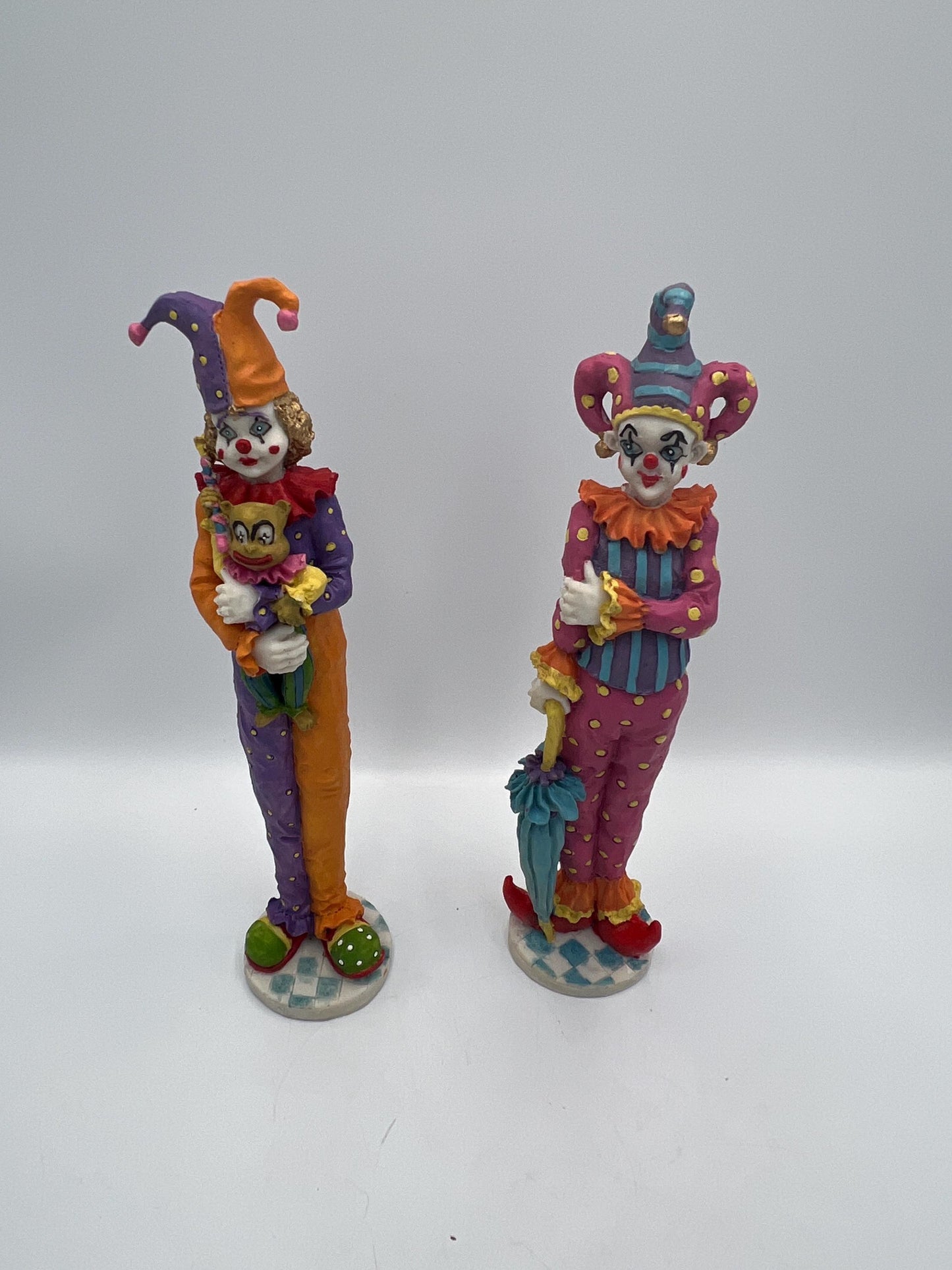 Vintage Clown Figurine Collection – Lefton, Enesco, Annette Little (1977) and More | Porcelain & Ceramic Circus Clowns | Sold Individually