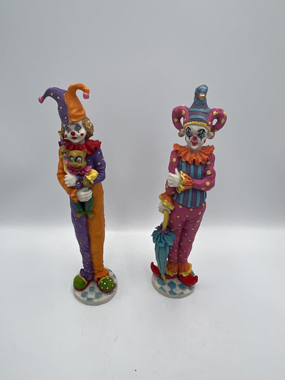 Vintage Clown Figurine Collection – Lefton, Enesco, Annette Little (1977) and More | Porcelain & Ceramic Circus Clowns | Sold Individually