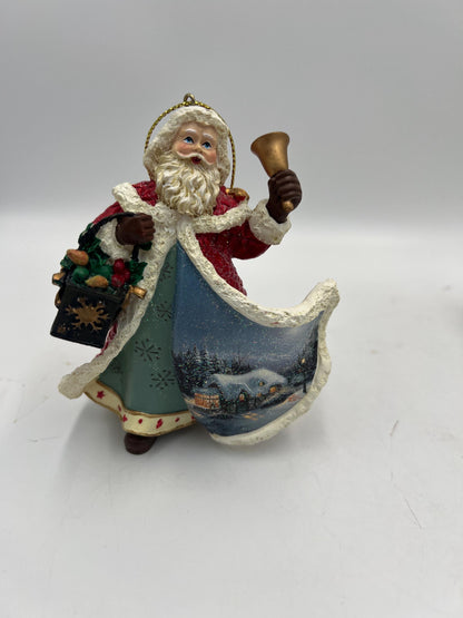 Thomas Kinkade Santa Ornaments, Collections 11, 15, 35, 37