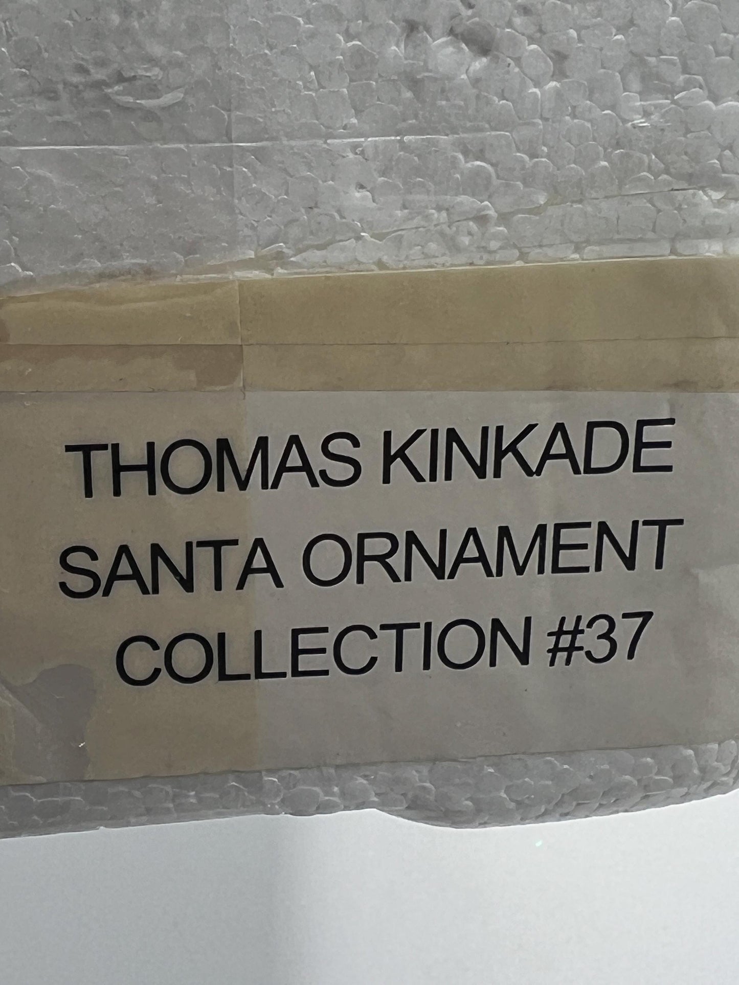 Thomas Kinkade Santa Ornaments, Collections 11, 15, 35, 37