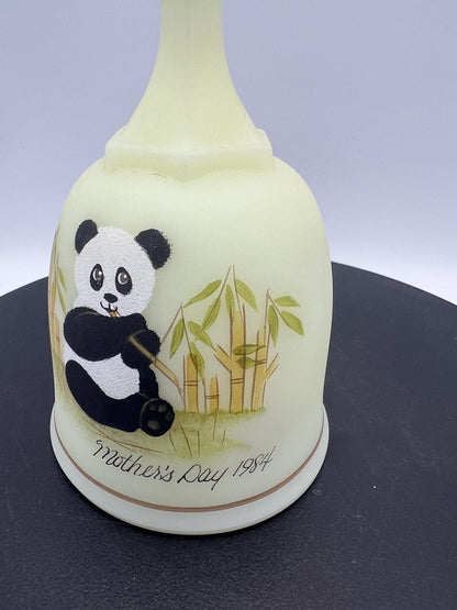 Fenton Mother's Day Bells Custard Glass GLOWS - Your Choice