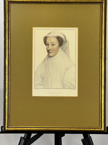 Hans Holbein Antique Monograph Portrait Prints (10 Individuals) - Your Choice