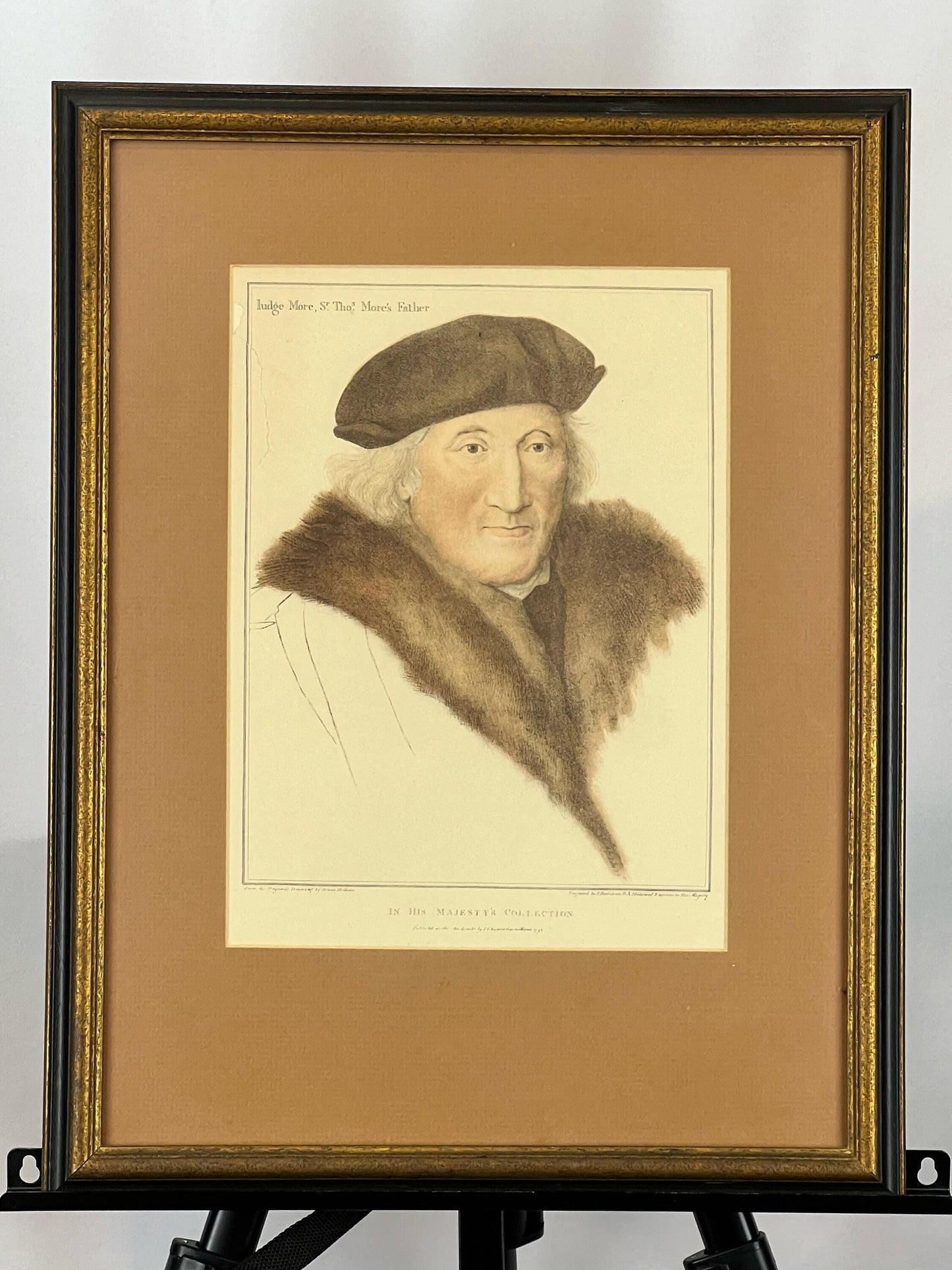 Hans Holbein Antique Monograph Portrait Prints (10 Individuals) - Your Choice