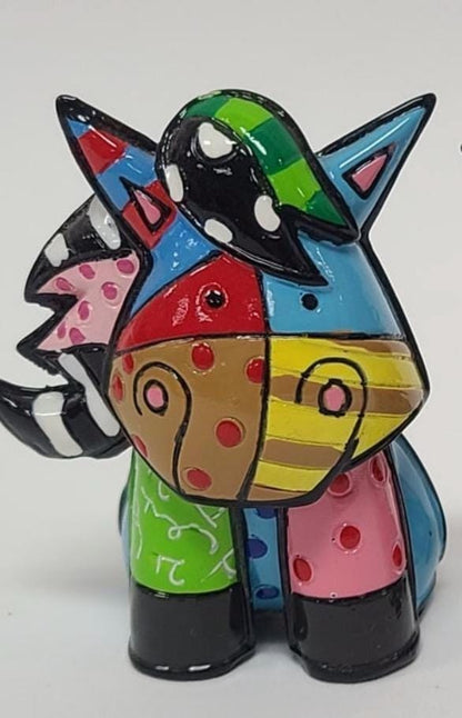 Romero Britto Small 2" Figurines Nacho, Cavendish, Cheeky, Precious