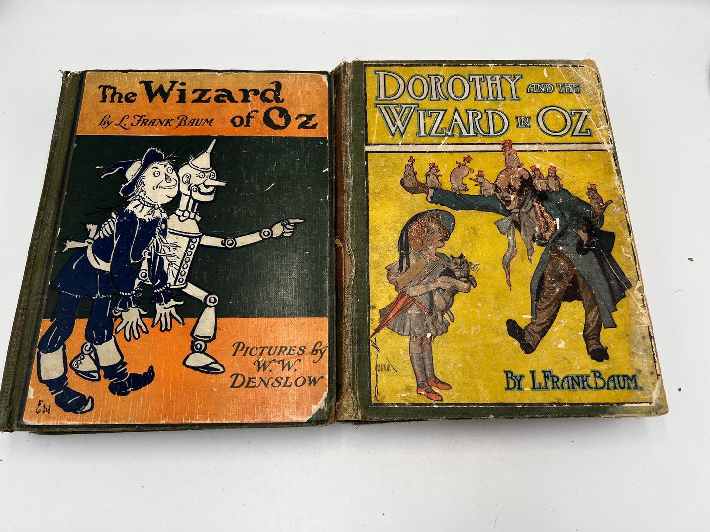 Books - Fragile -  Classic Literature - Early edition - Pinocchio- Alice in Wonderland - Wizard of Oz