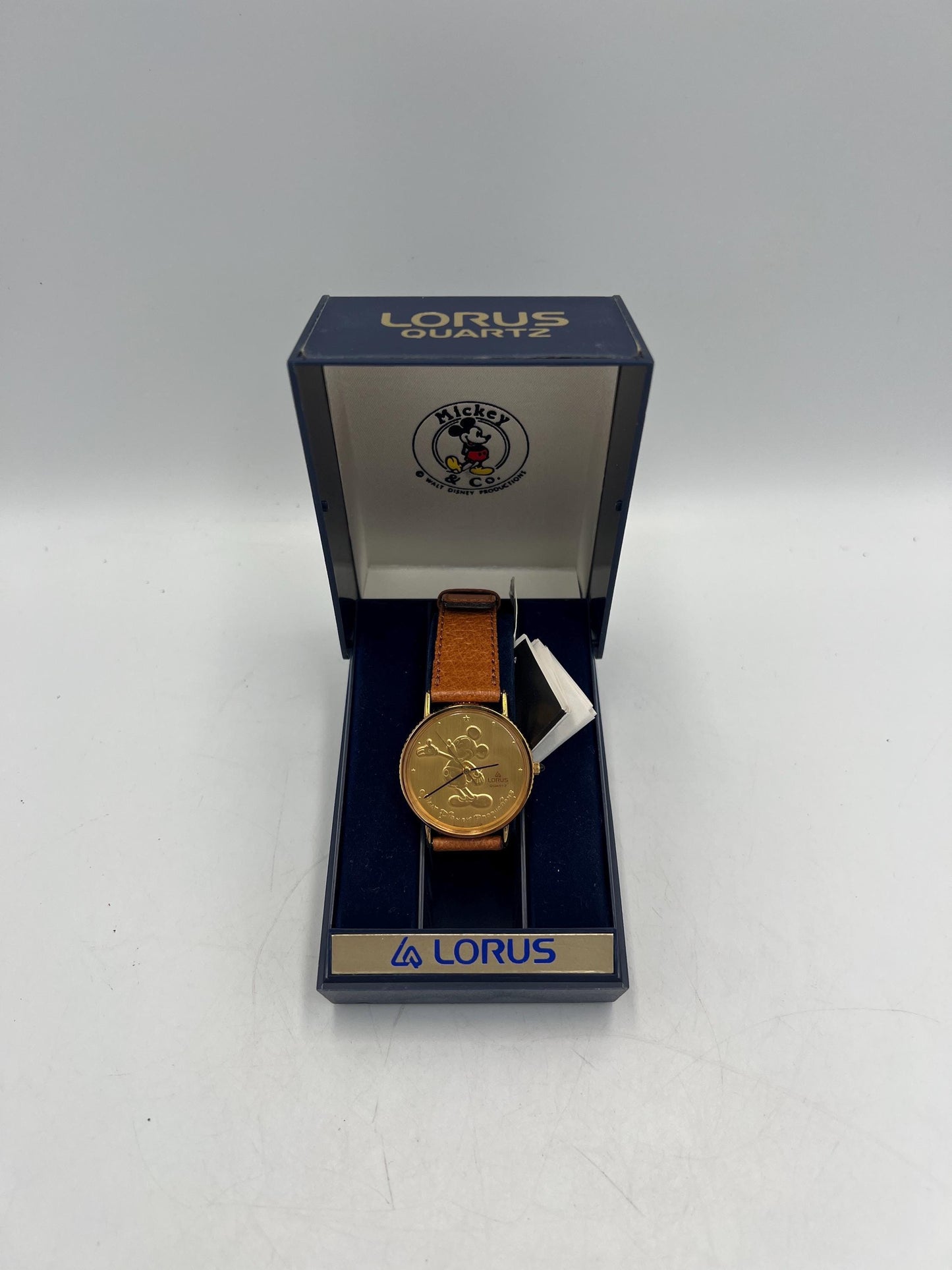 Disney Mickey Mouse Lorus Watches w/ Original Cases Your Choice