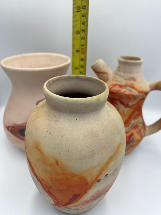 Vintage Nemadji Pottery 8-Inch Vase or Pitcher