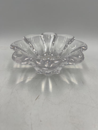 Art Glass - Mikasa Dish - Jonal Hershey Kiss - Holiday Teleflora Dish - Snowflake - Zinnia Petal - Cube