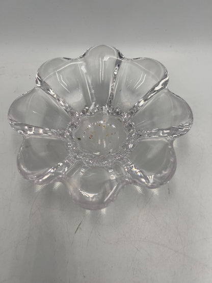 Art Glass - Mikasa Dish - Jonal Hershey Kiss - Holiday Teleflora Dish - Snowflake - Zinnia Petal - Cube