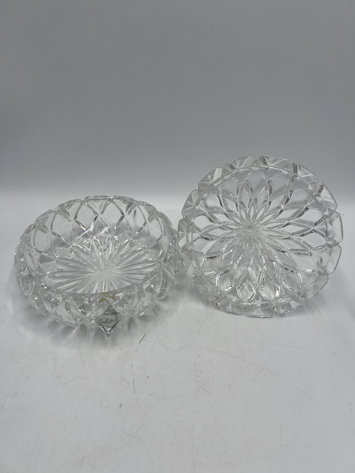 Art Glass - Mikasa Dish - Jonal Hershey Kiss - Holiday Teleflora Dish - Snowflake - Zinnia Petal - Cube