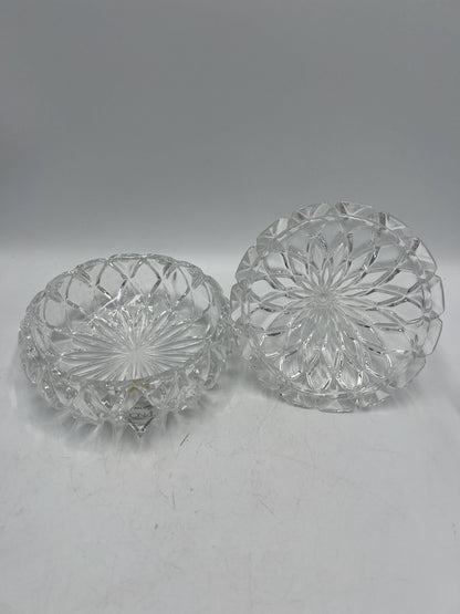 Art Glass - Mikasa Dish - Jonal Hershey Kiss - Holiday Teleflora Dish - Snowflake - Zinnia Petal - Cube