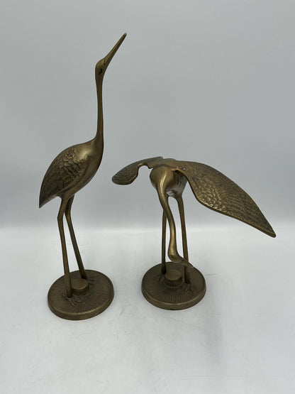 Vintage Brass Cranes