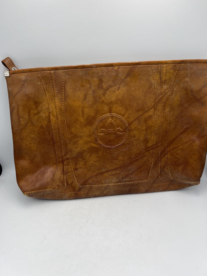 Vintage 70s American Tourister Brown Document Laptop Bag Luggage