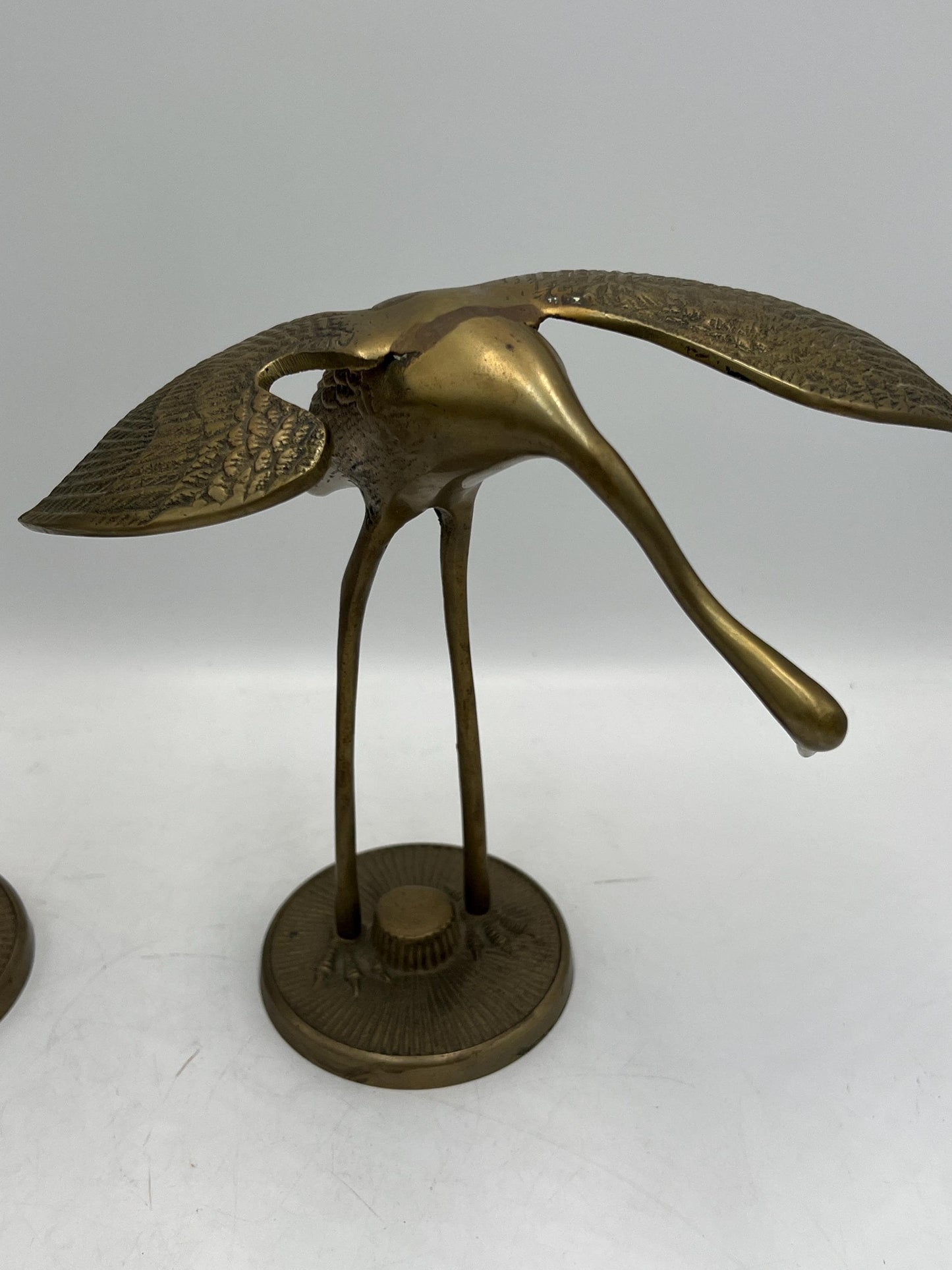 Vintage Brass Cranes