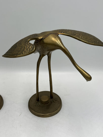 Vintage Brass Cranes