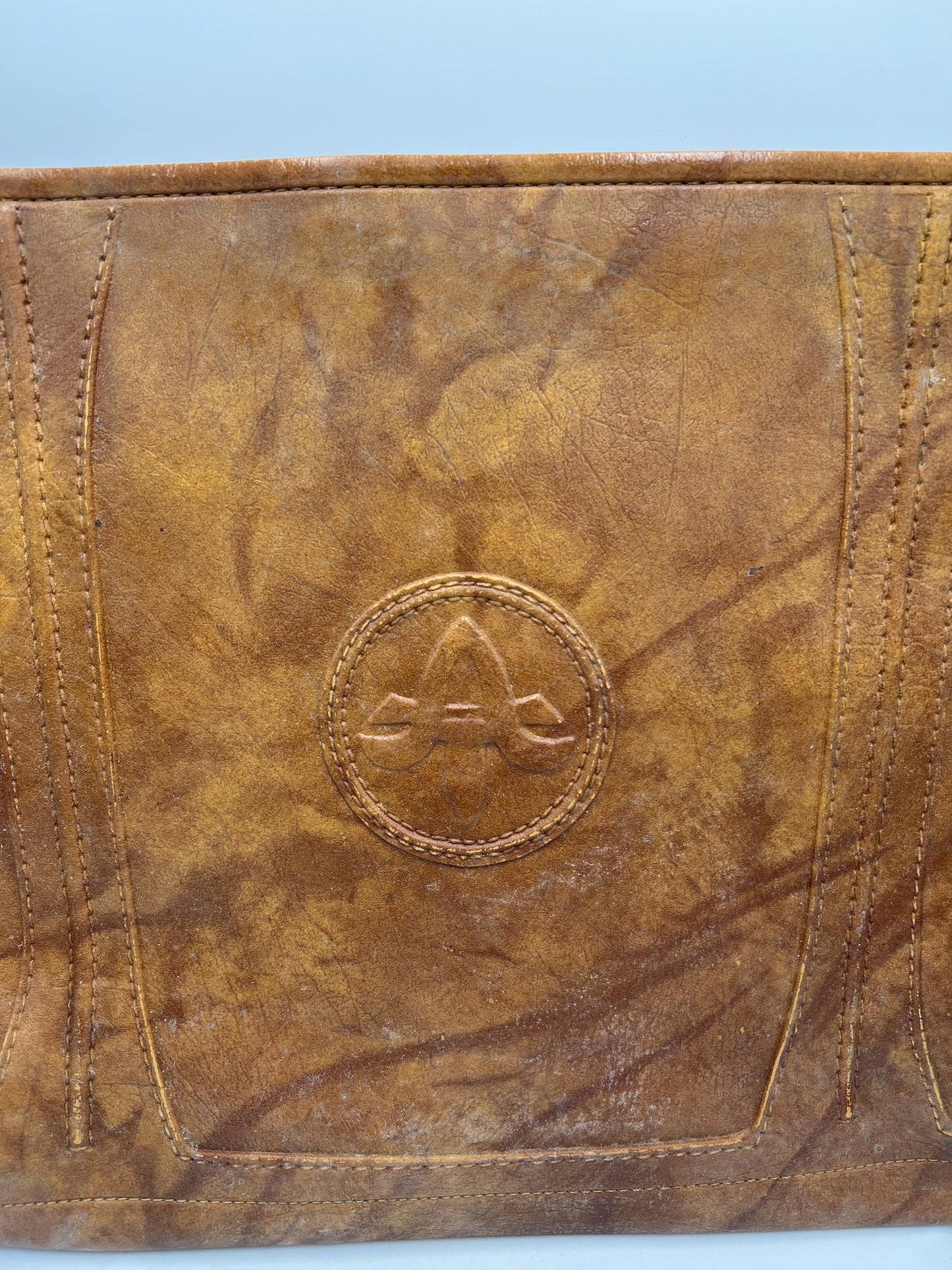 Vintage 70s American Tourister Brown Document Laptop Bag Luggage