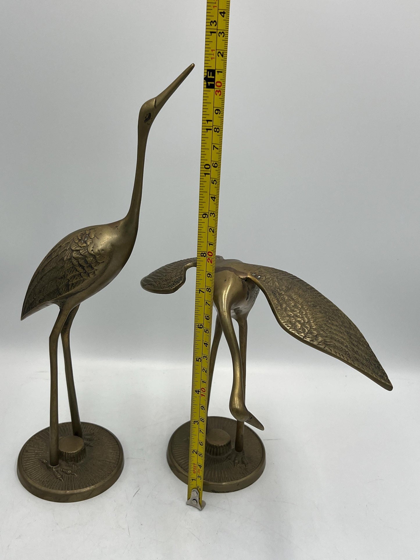Vintage Brass Cranes