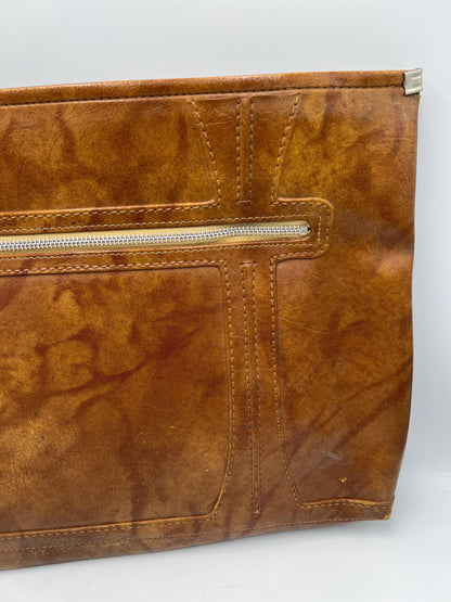 Vintage 70s American Tourister Brown Document Laptop Bag Luggage