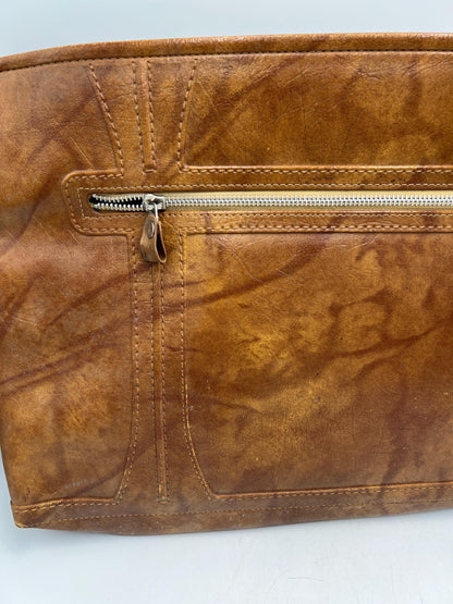 Vintage 70s American Tourister Brown Document Laptop Bag Luggage