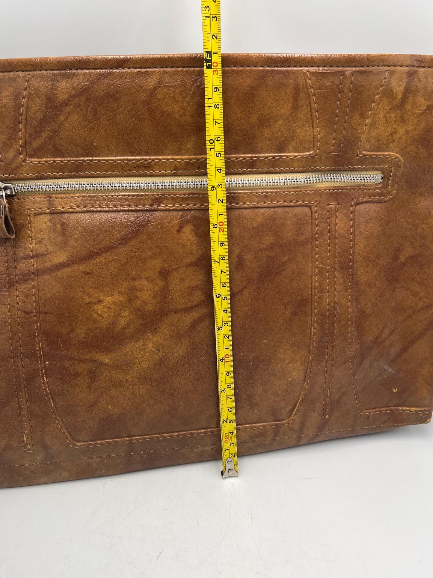 Vintage 70s American Tourister Brown Document Laptop Bag Luggage