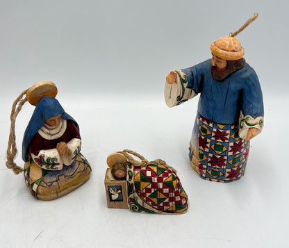 Nativity Set: Jim Shore Heartwood Creek - Folk Art Style