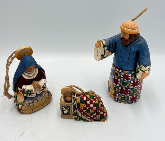 Nativity Set: Jim Shore Heartwood Creek - Folk Art Style