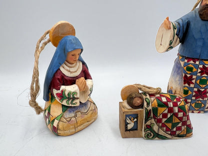 Nativity Set: Jim Shore Heartwood Creek - Folk Art Style