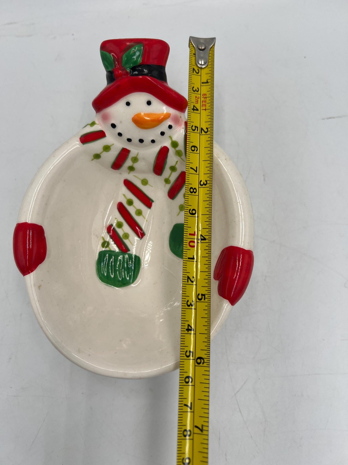 Christmas Decorations: Snowman Table Piece or Candy Dish