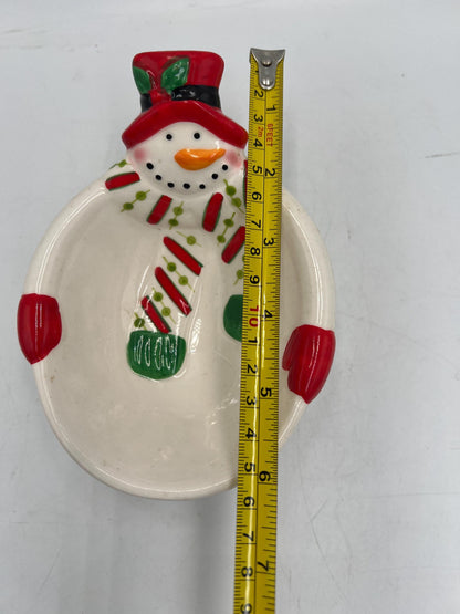 Christmas Decorations: Snowman Table Piece or Candy Dish